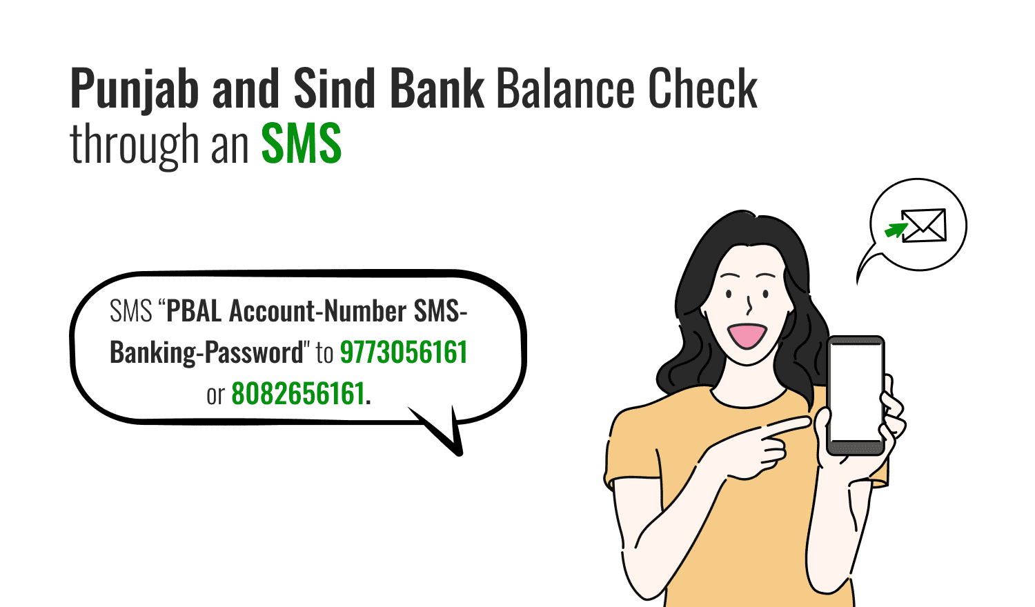 Punjab and Sind Bank Balance Check through an SMS